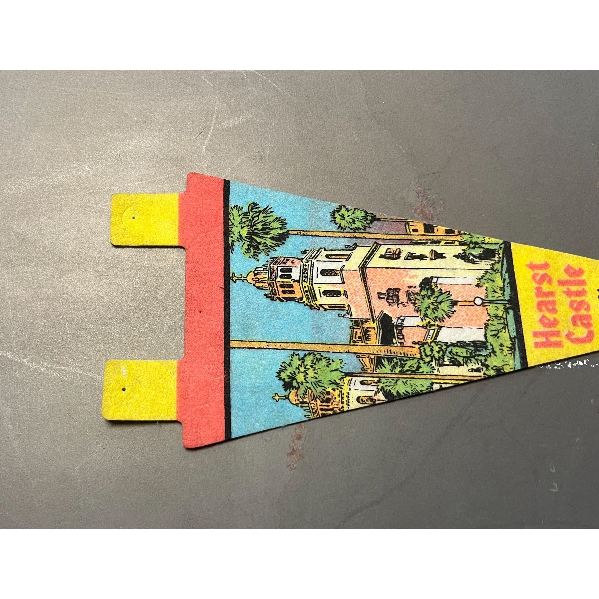 Vintage Hearst Castle San Simeon, CA pennant
