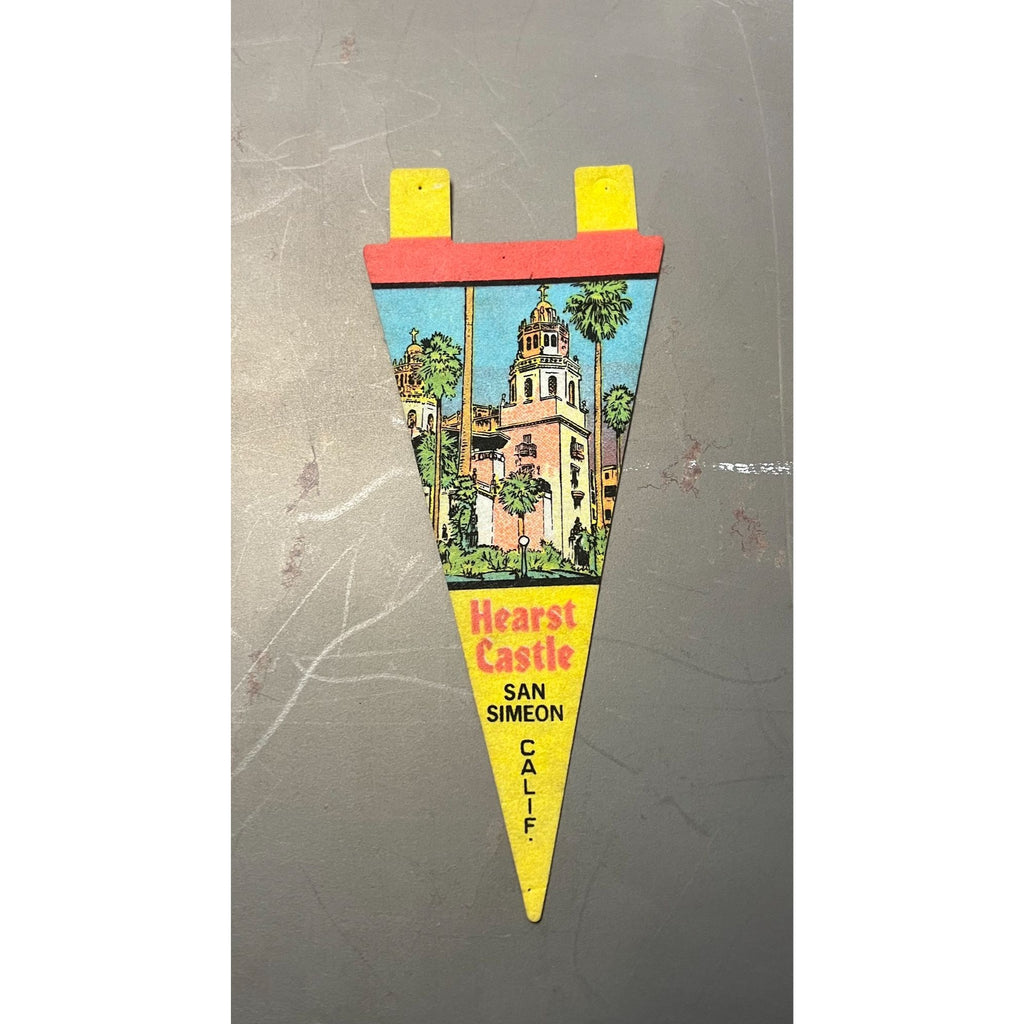 Vintage Hearst Castle San Simeon, CA pennant