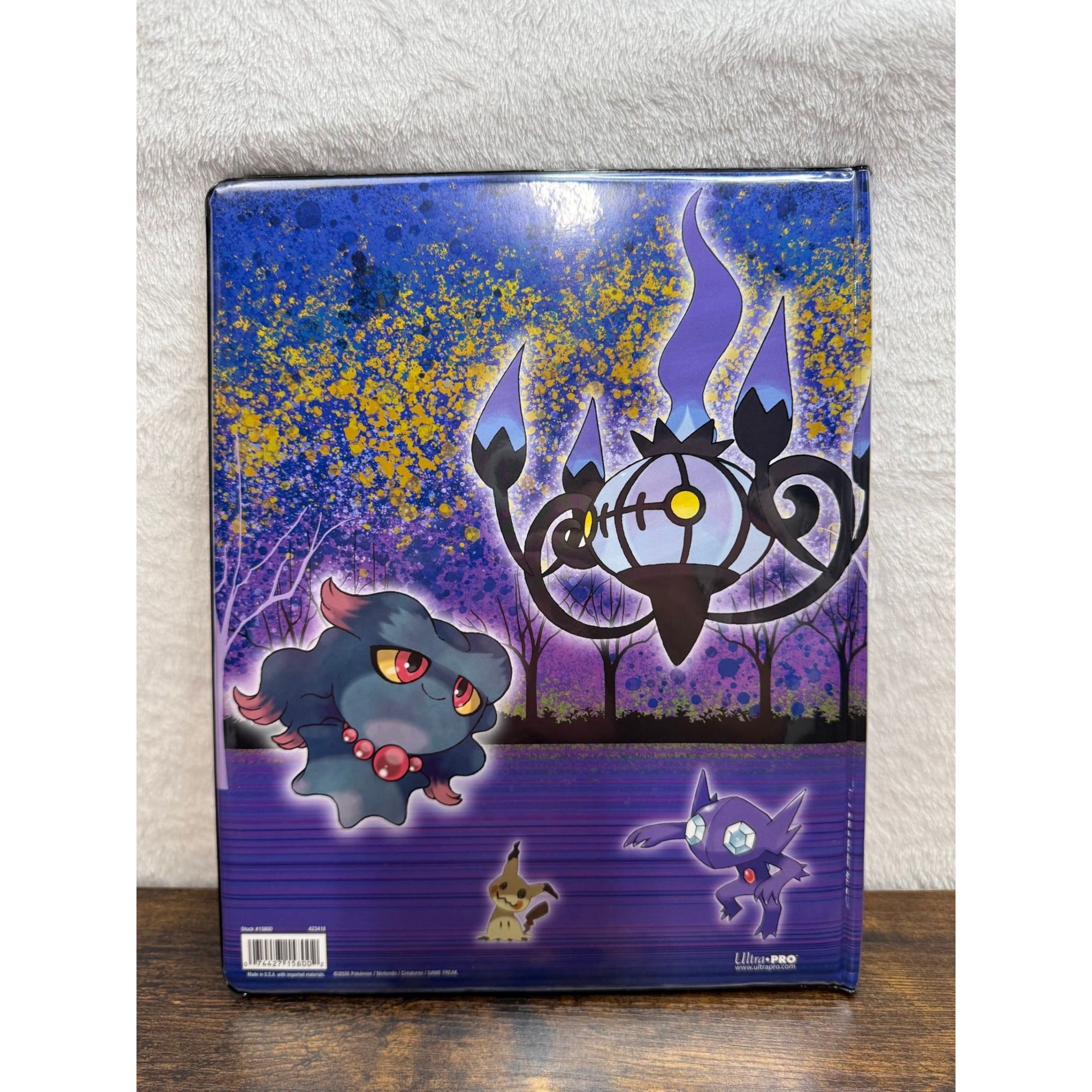 NEW Pokemon 9-Pocket Card Portfolio With Gengar Design Holds 180 Cards Ultra Pro