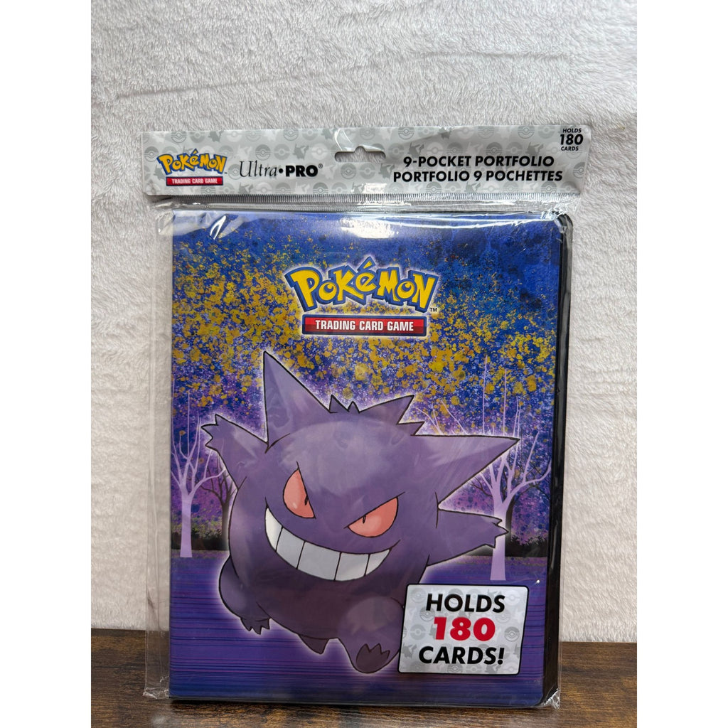 NEW Pokemon 9-Pocket Card Portfolio With Gengar Design Holds 180 Cards Ultra Pro