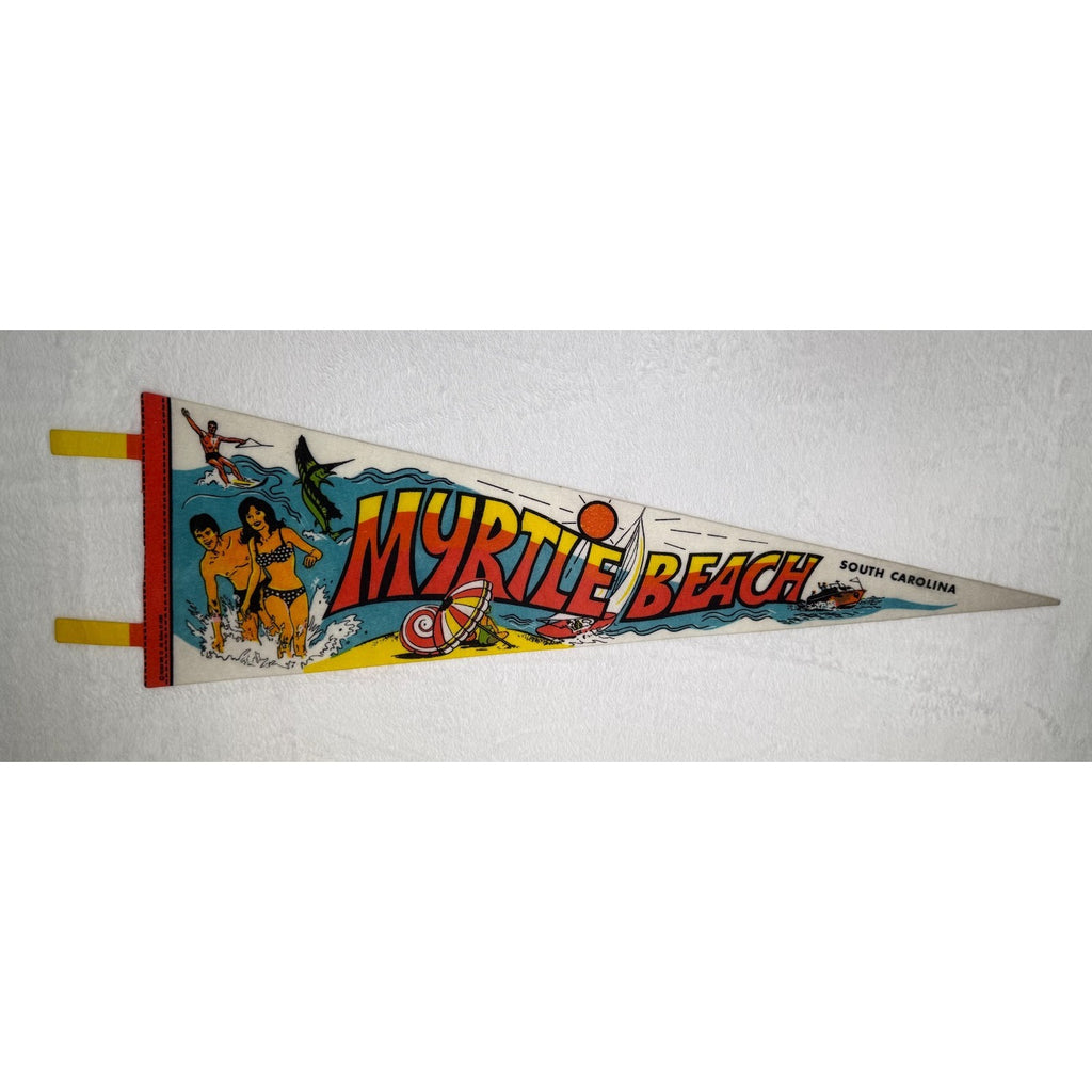 Vintage Myrtle Beach, South Carolina pennant