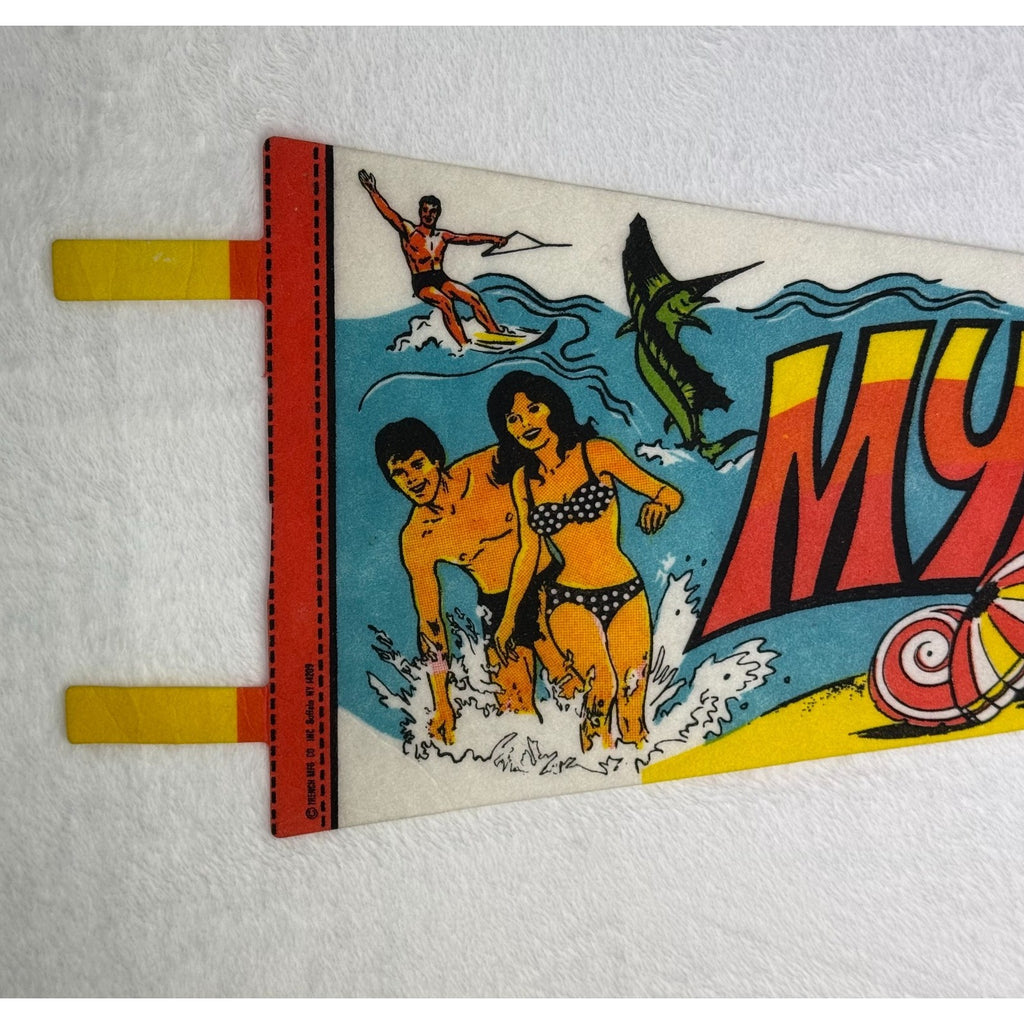 Vintage Myrtle Beach, South Carolina pennant