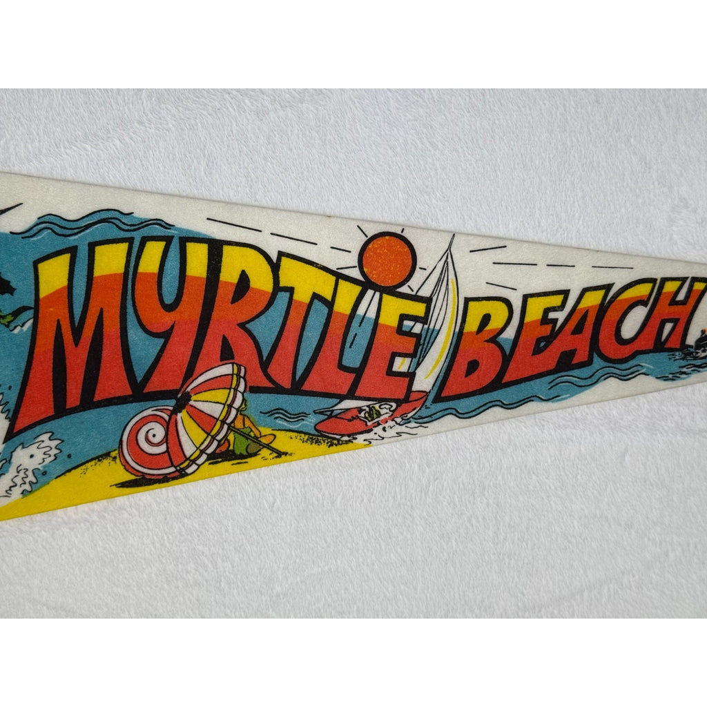 Vintage Myrtle Beach, South Carolina pennant
