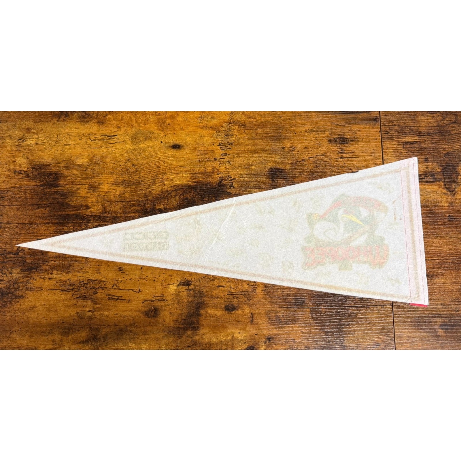 Vintage Macon Whoopee hockey pennant signatures