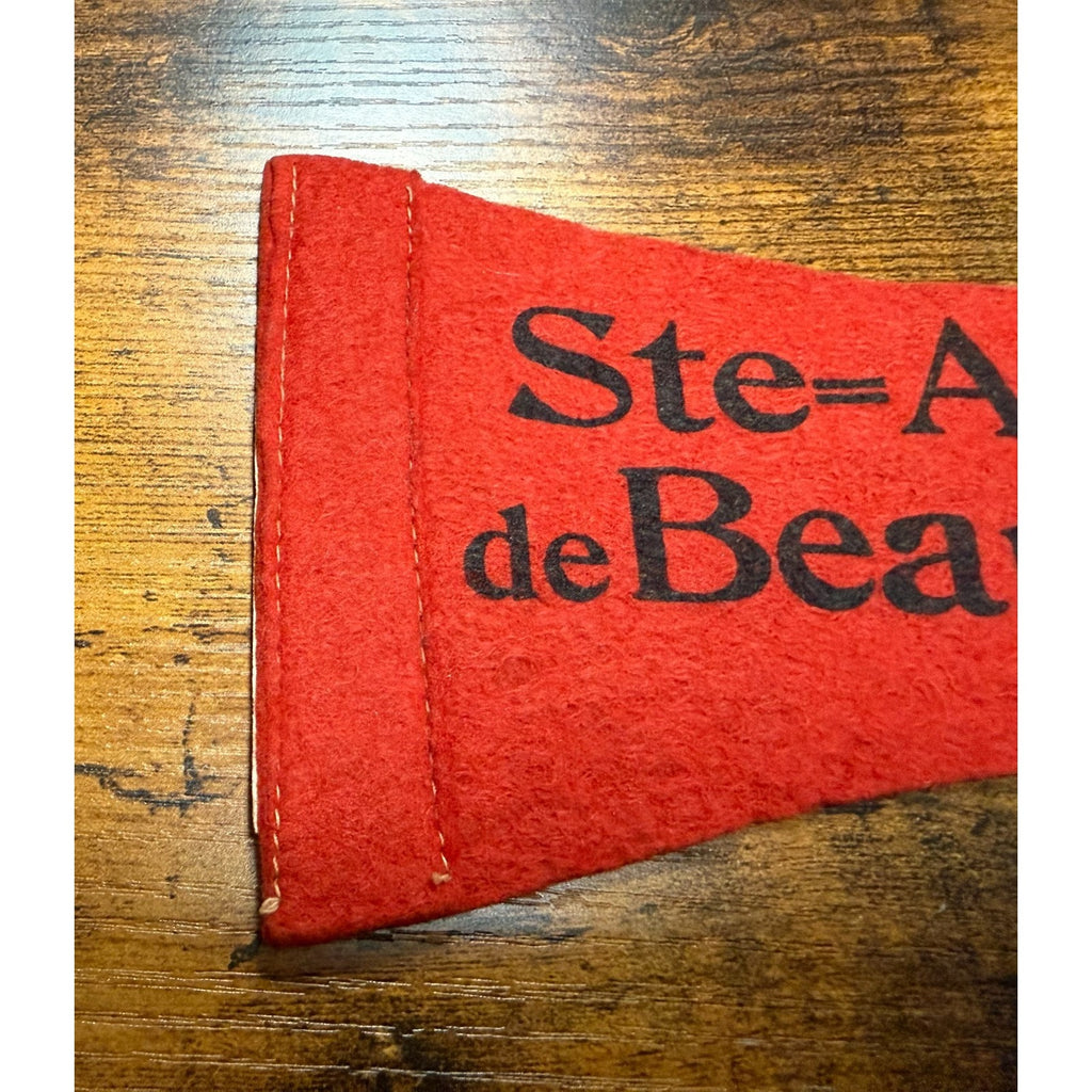 Vintage Ste=Anne deBeaupre mini pennant