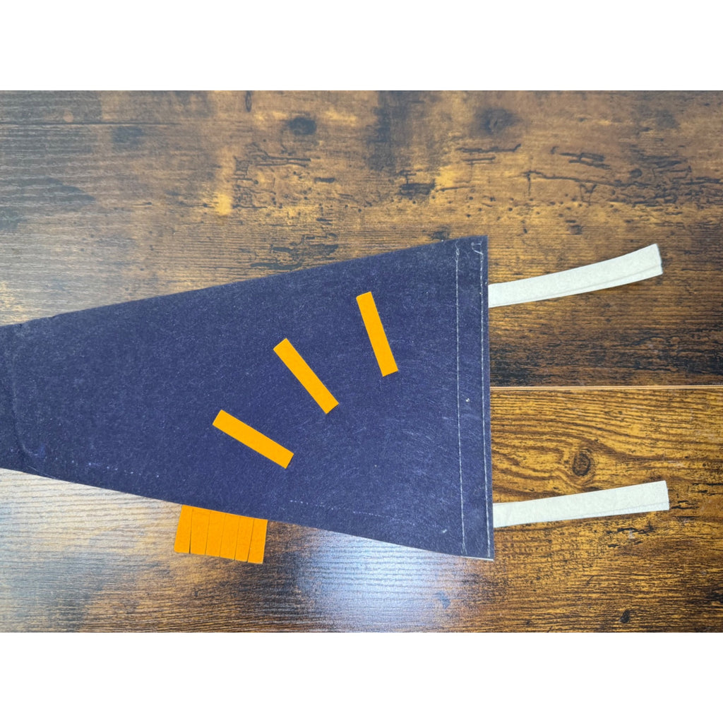 Vintage 1975 Pikes Peak Summit Felt Pennant Altitude 14110 Feet