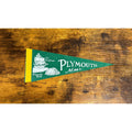 Vintage Plymouth, Mass pennant The Mayflower and Plymouth Rock