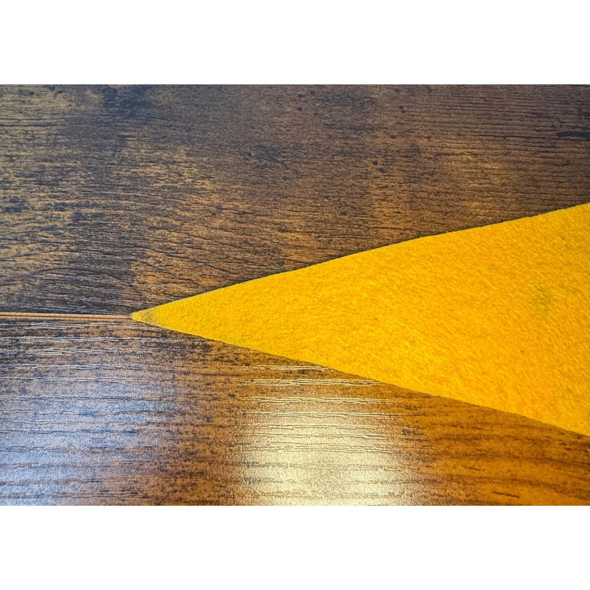 Vintage Buffalo Bill Museum Felt Pennant Cody Wyoming Western Memorabilia Yellow