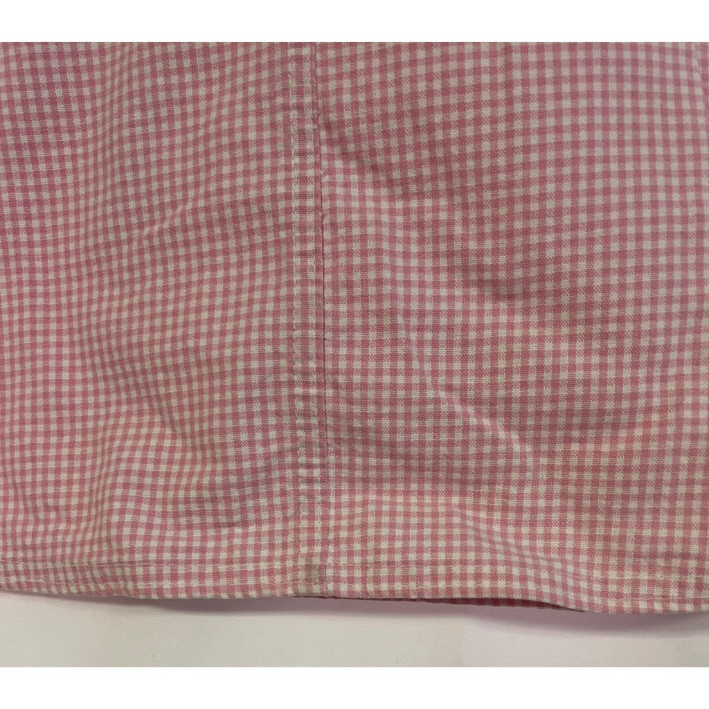 Oshkosh pink gingham overalls dress size 24 months