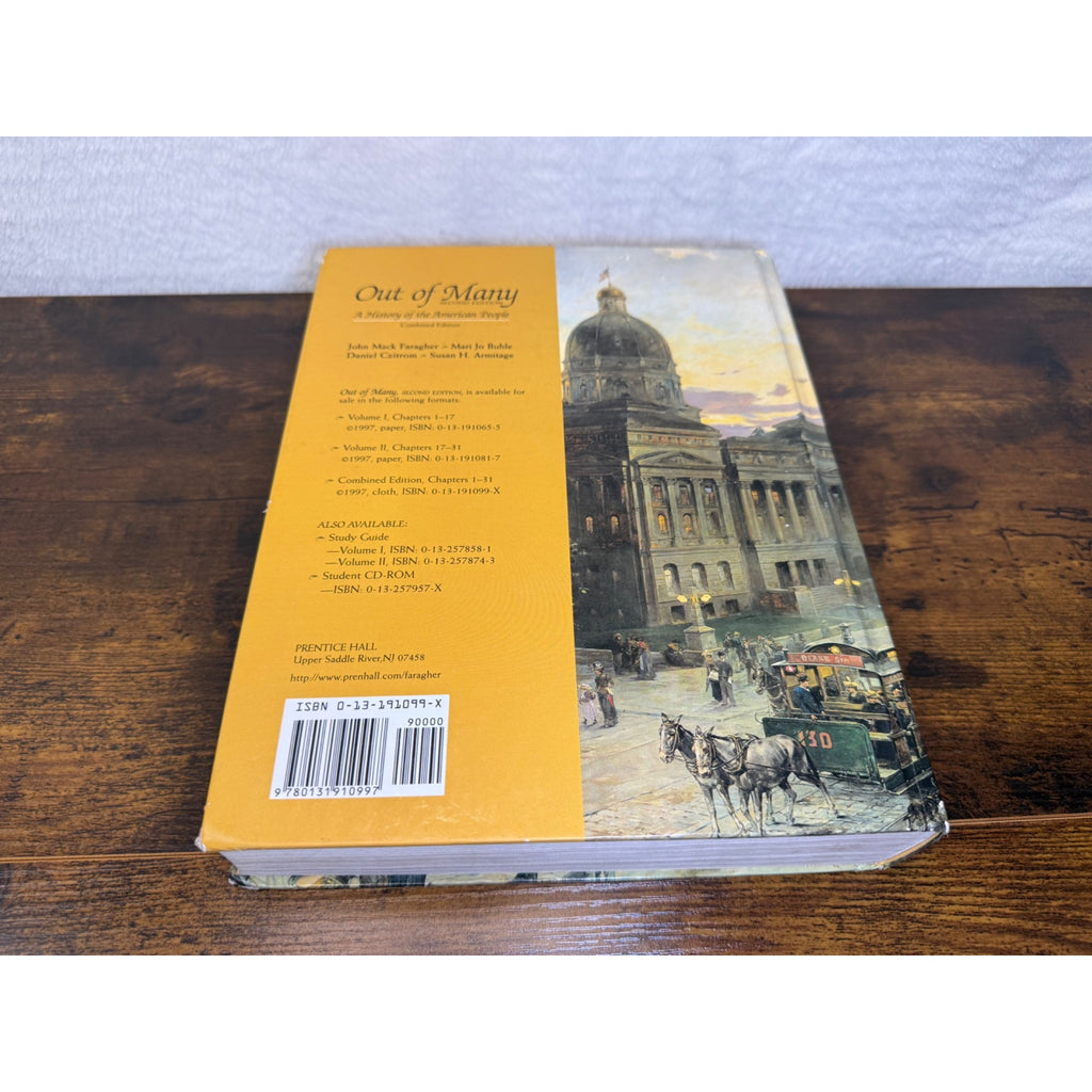 Out Of Many: A History Of The American People Second Edition Hardcover