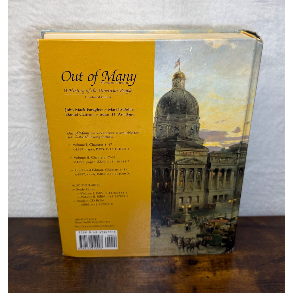 Out Of Many: A History Of The American People Second Edition Hardcover