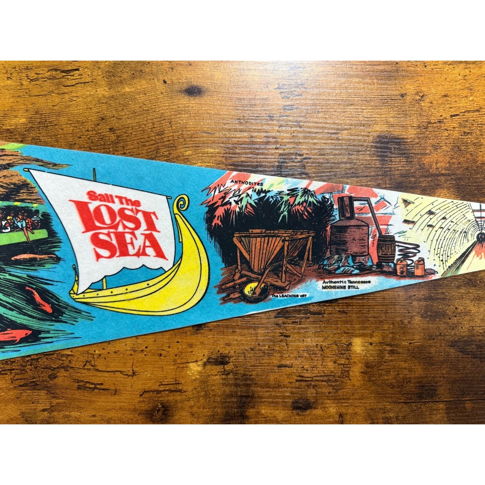 Vintage Sail The Lost Sea pennant