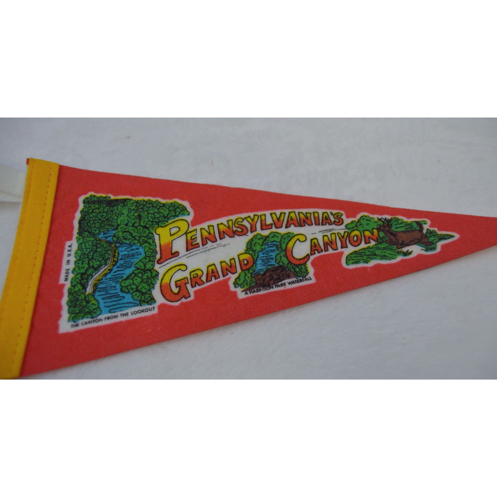 Vintage Pennsylvania's Grand Canyon pennant