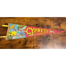 Vintage Cypress Gardens, Florida pennant