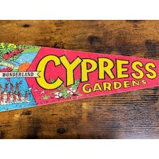 Vintage Cypress Gardens, Florida pennant