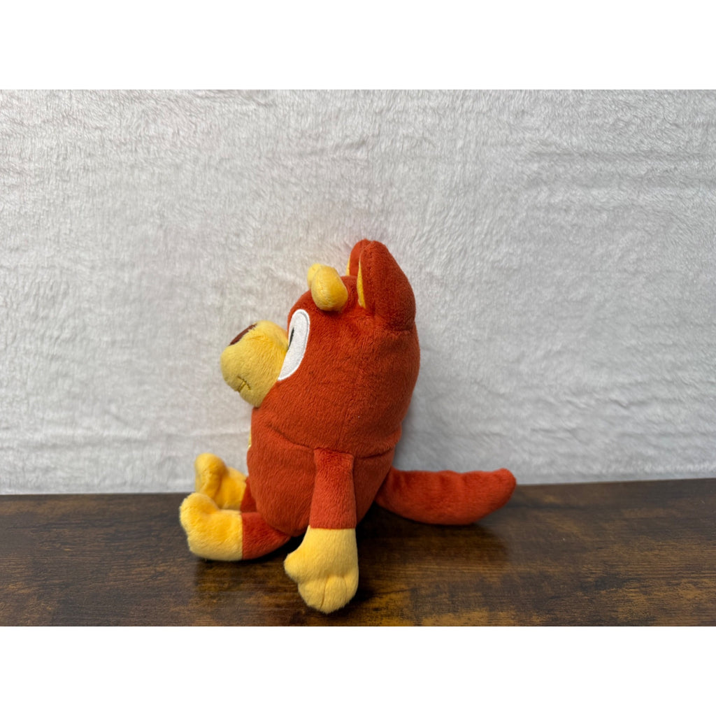 Plush Bluey Rusty Toy - Soft Stuffed Animal 8 Inches Tall