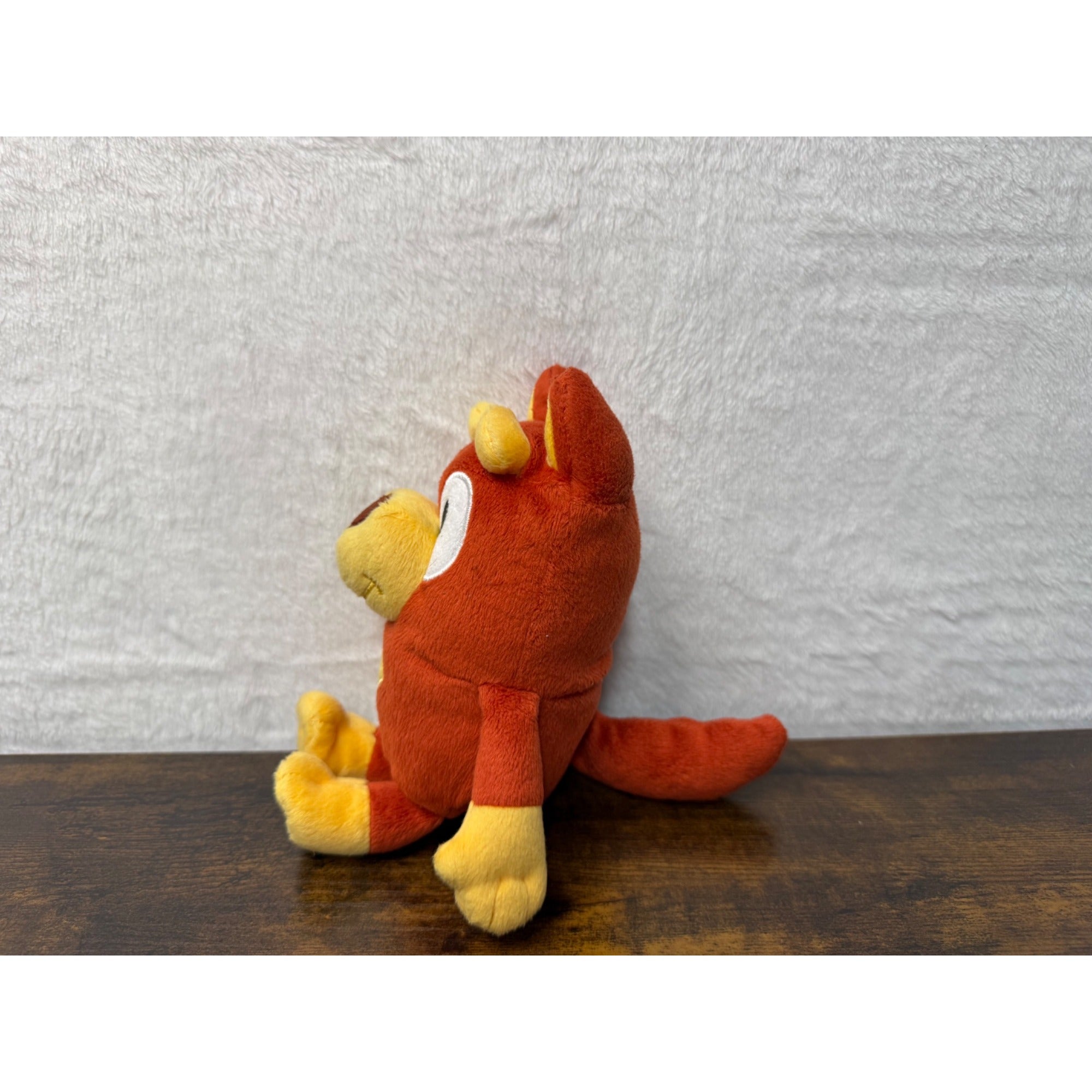 Plush Bluey Rusty Toy - Soft Stuffed Animal 8 Inches Tall