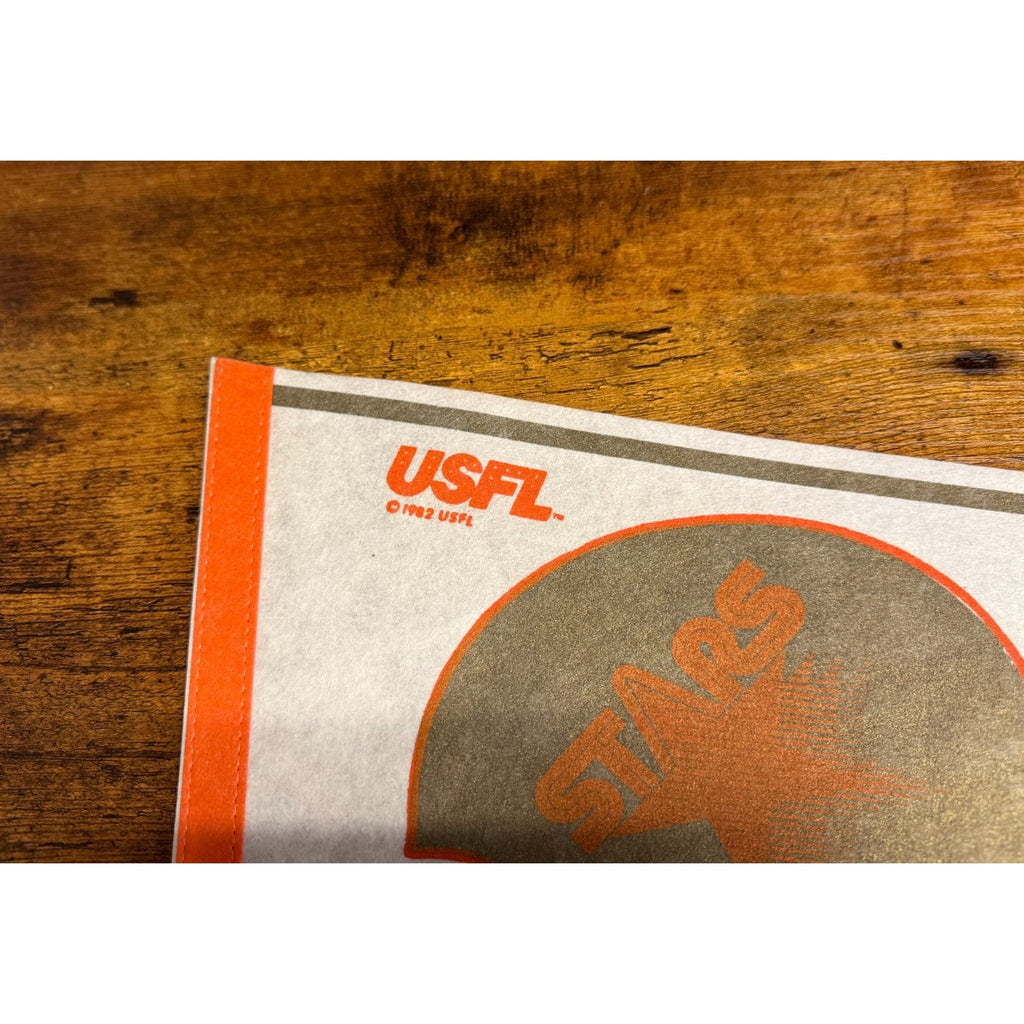 Vintage 1982 USFL Baltimore Stars pennant