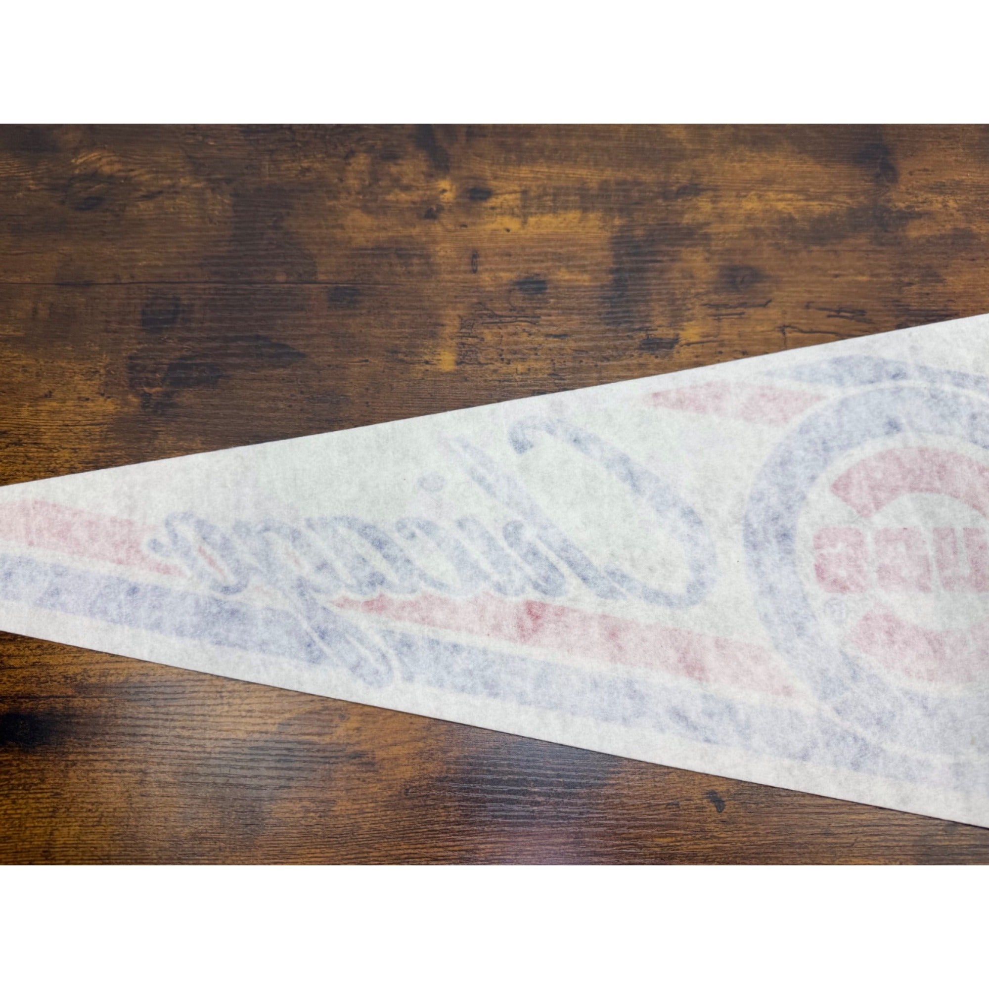 Chicago Cubs MLB Vintage Felt Pennant Triangle Flag 30 inches
