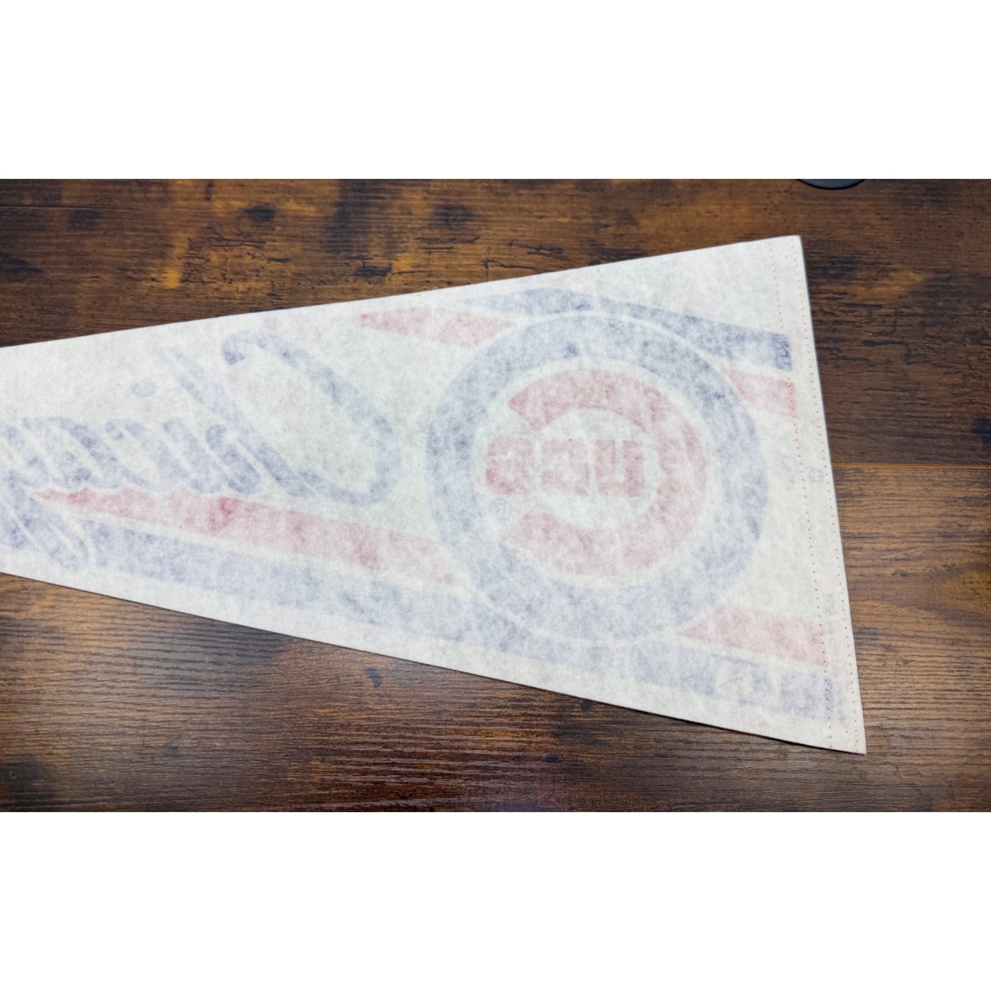 Chicago Cubs MLB Vintage Felt Pennant Triangle Flag 30 inches