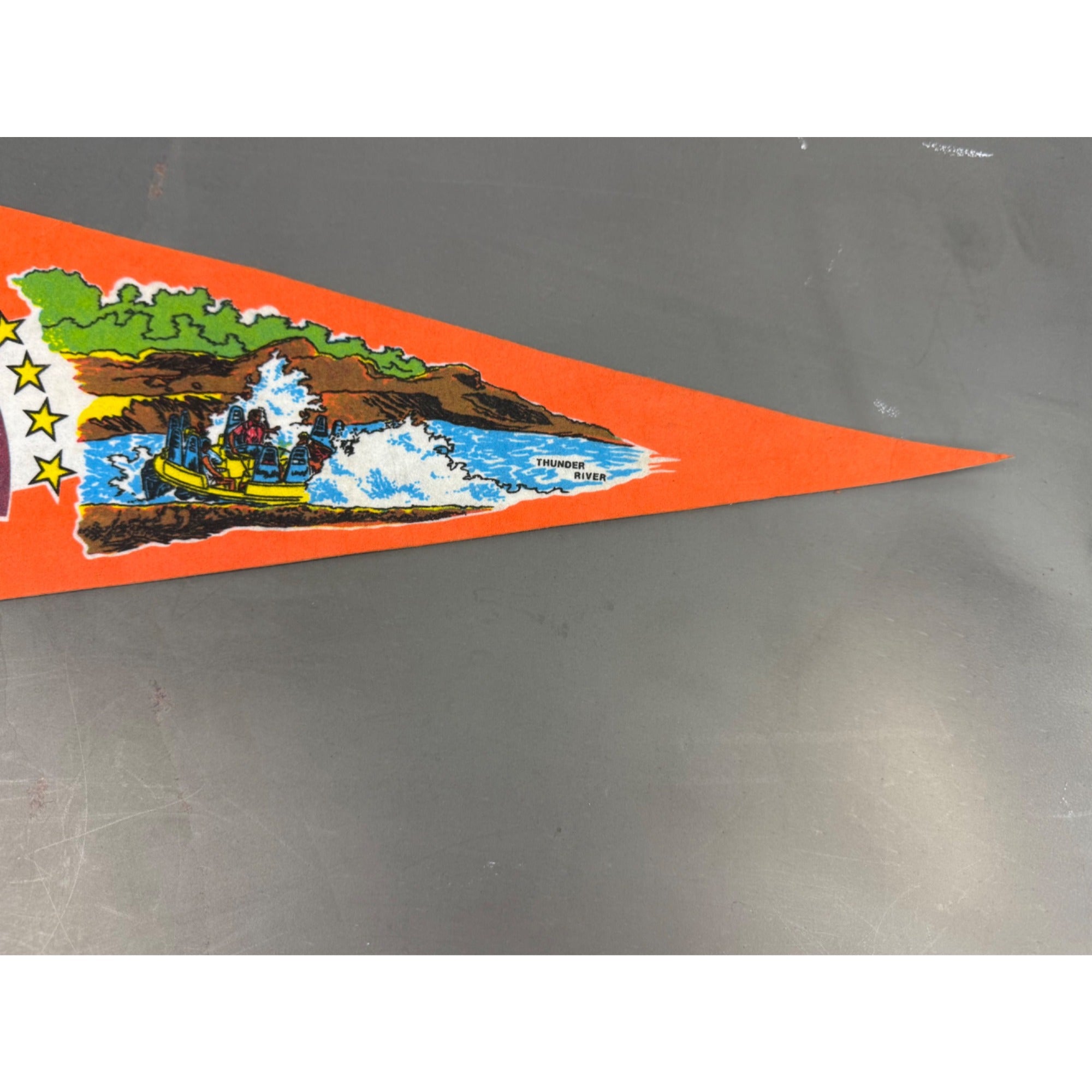 Vintage Six Flags over Georgia pennant