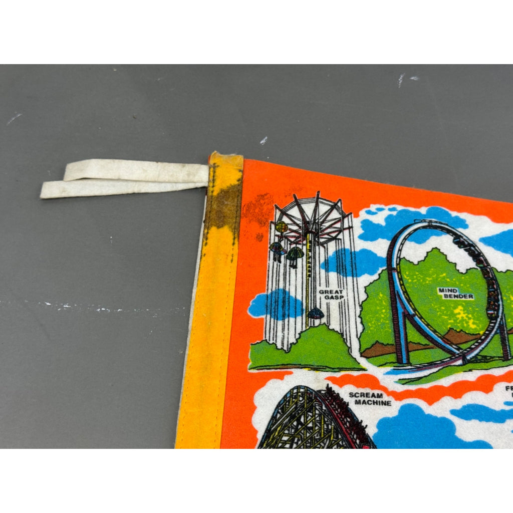 Vintage Six Flags over Georgia pennant
