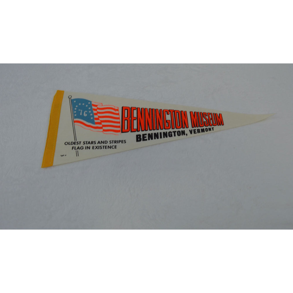 Vintage Bennington Museum, Bennington, Vermont pennant