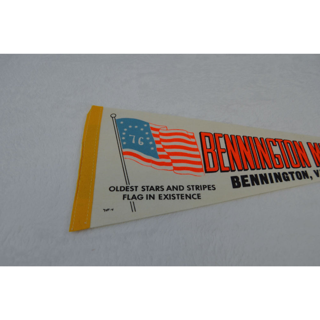 Vintage Bennington Museum, Bennington, Vermont pennant