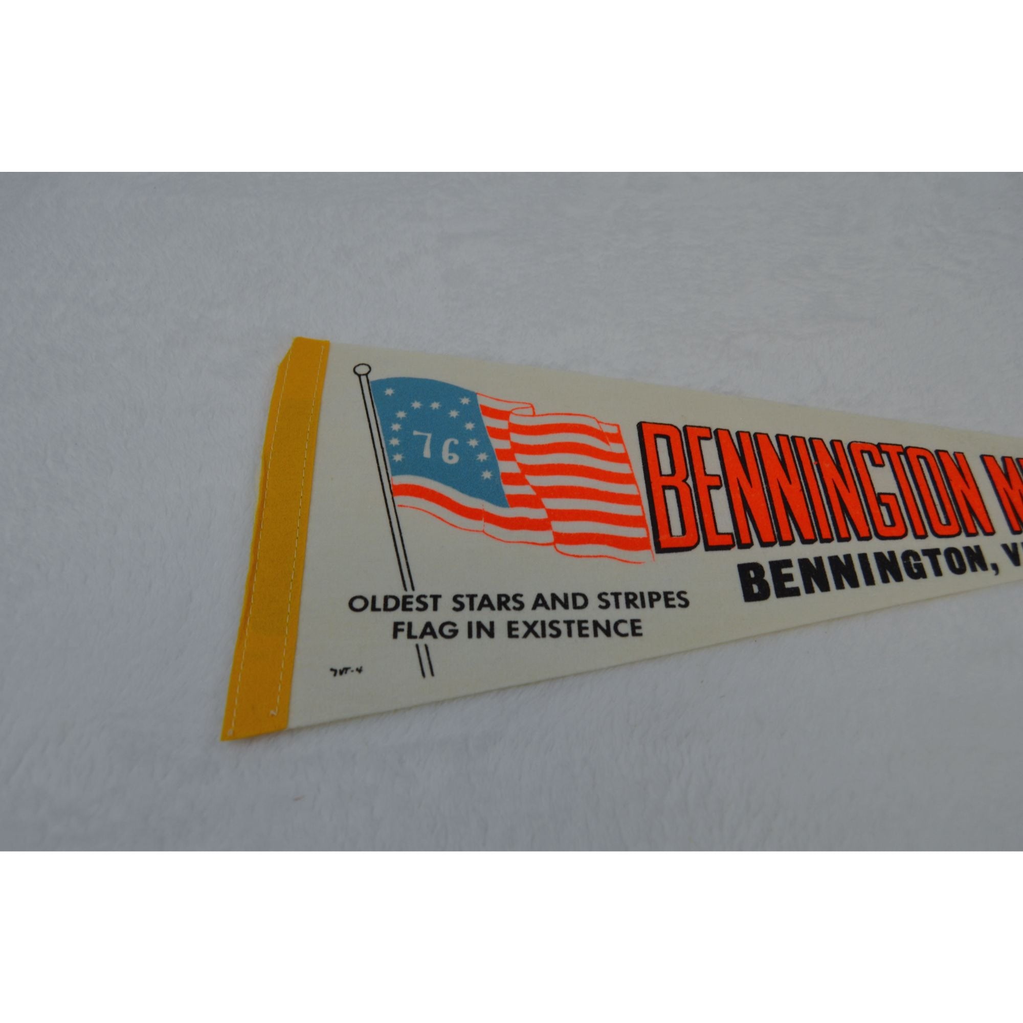 Vintage Bennington Museum, Bennington, Vermont pennant