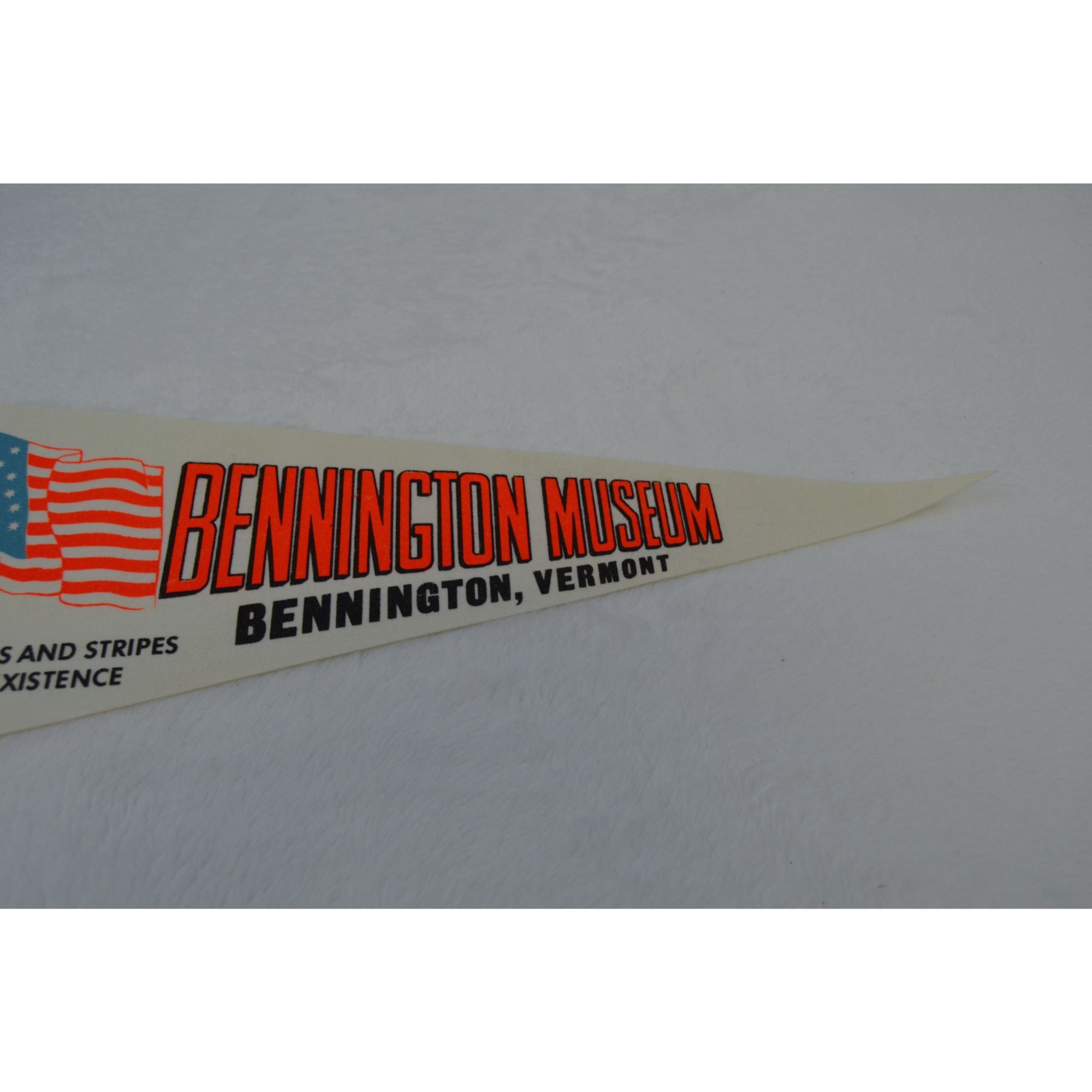 Vintage Bennington Museum, Bennington, Vermont pennant