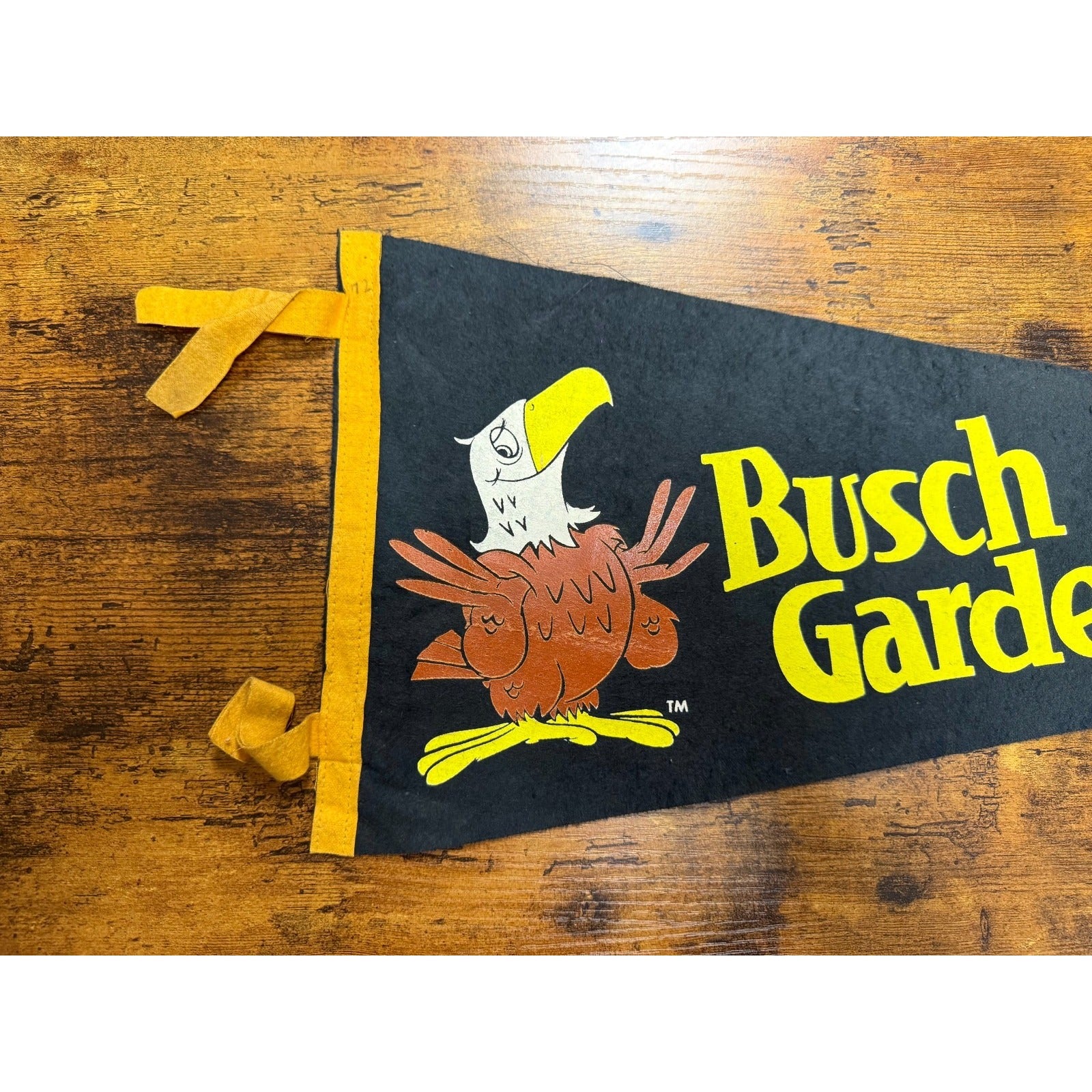 Vintage Busch Gardens Tampa, Florida pennant