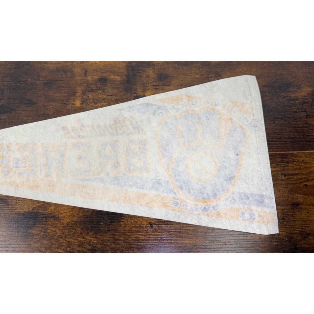 Milwaukee Brewers MLB Felt Pennant Officially Licensed Team Memorabilia