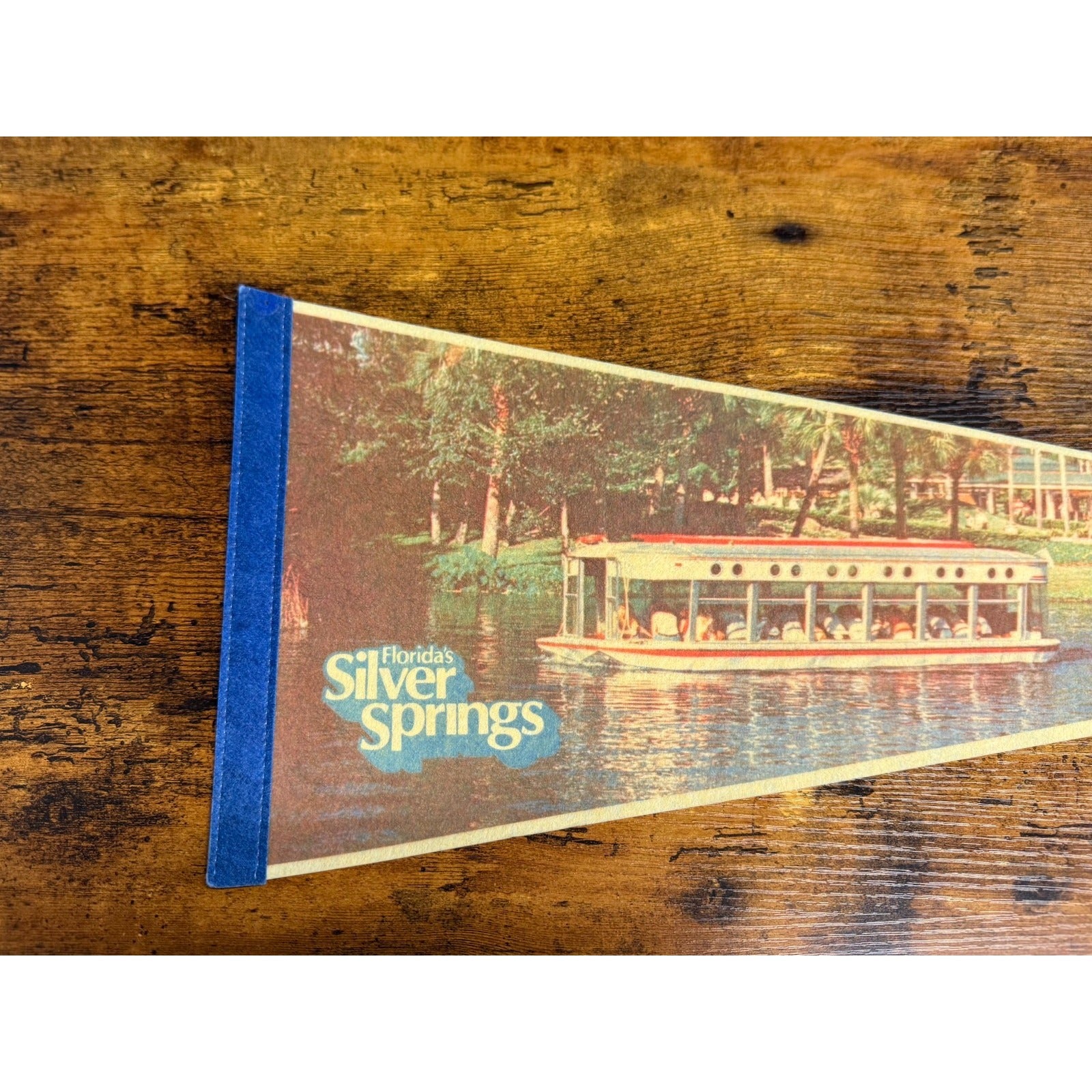 Vintage Florida's Silver Springs pennant