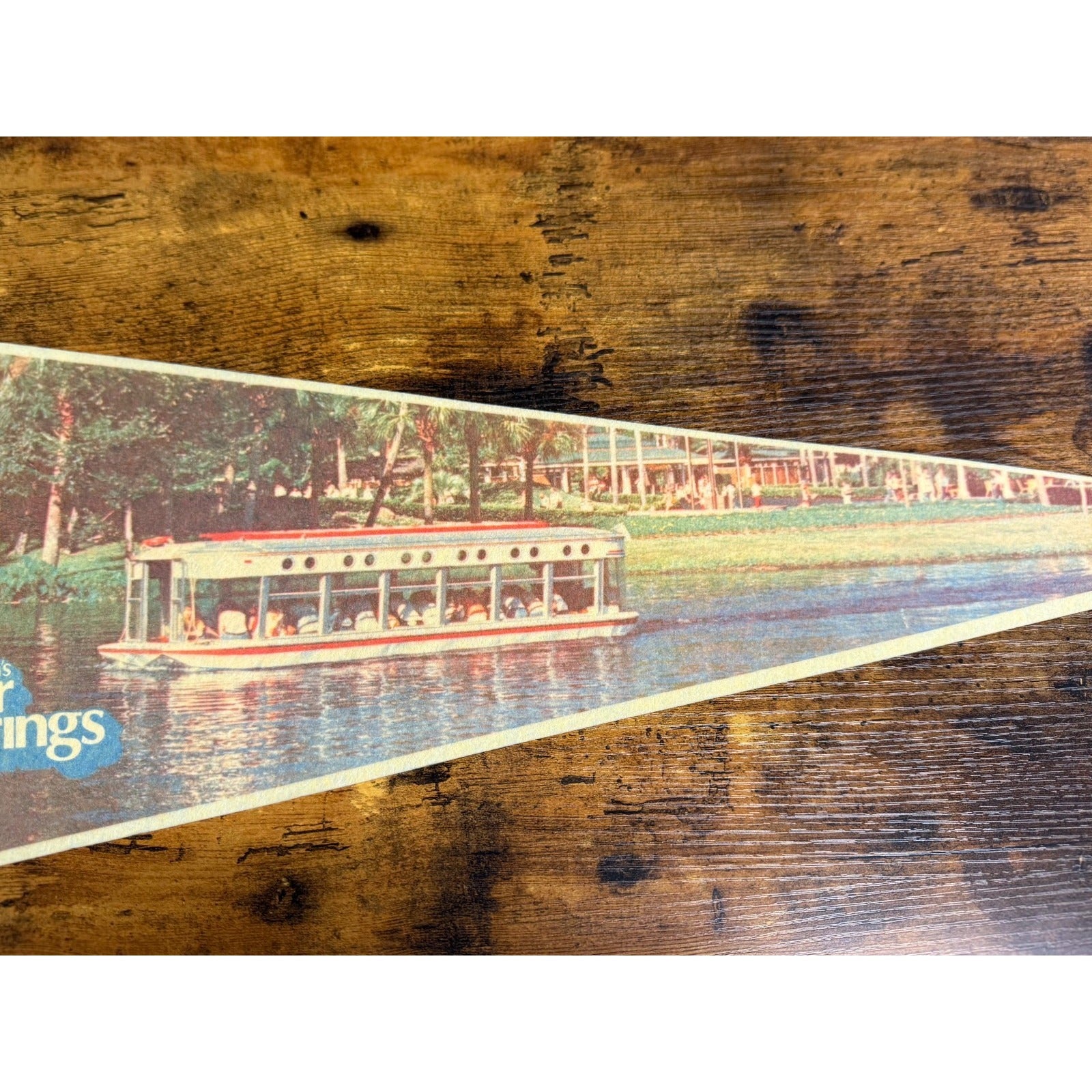 Vintage Florida's Silver Springs pennant
