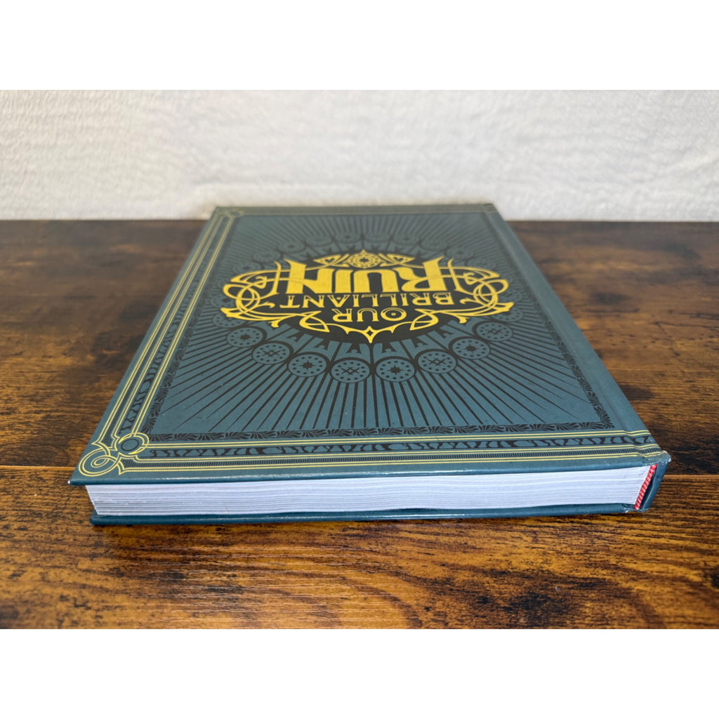 Our Brilliant Ruin Hardcover Book With Ornate Gold Detailing Studio Hermitage