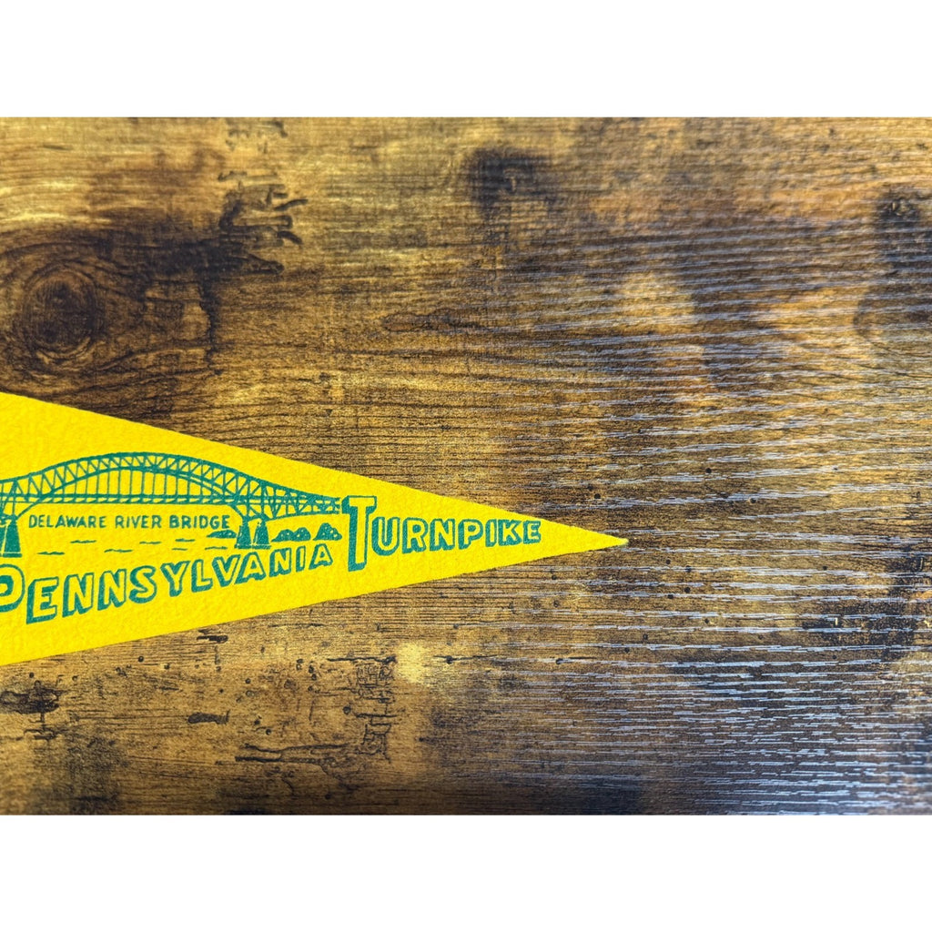 Vintage The Pennsylvania Turnpike pennant