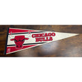Vintage Chicago Bulls NBA Licensed Felt Pennant Classic Bull Logo 30 inches