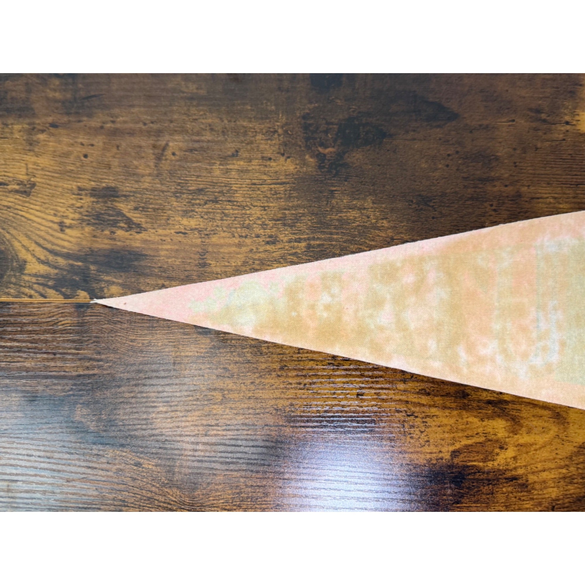 Vintage Utah Souvenir Felt Pennant With Beehive Arches And Temple Design