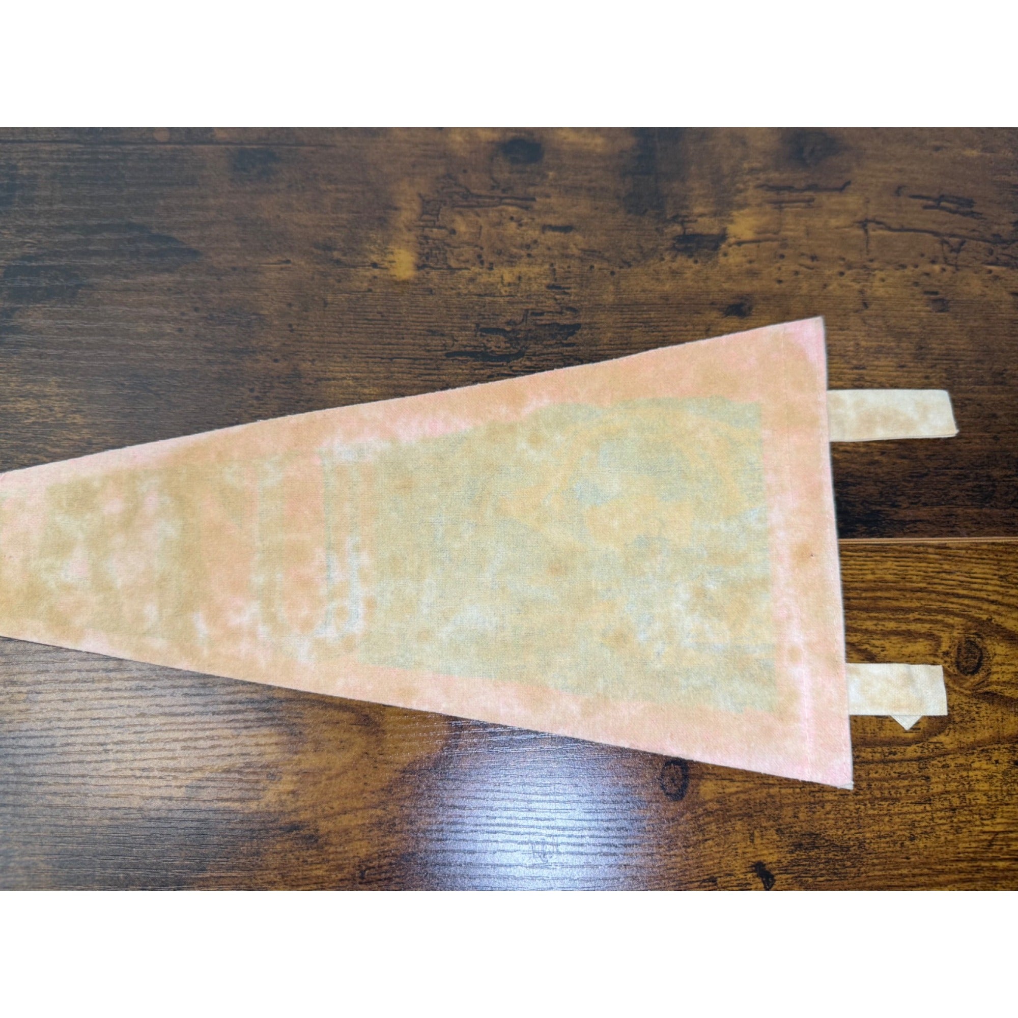 Vintage Utah Souvenir Felt Pennant With Beehive Arches And Temple Design