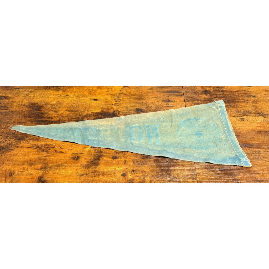 Vintage University of Notre Dame pennant damaged