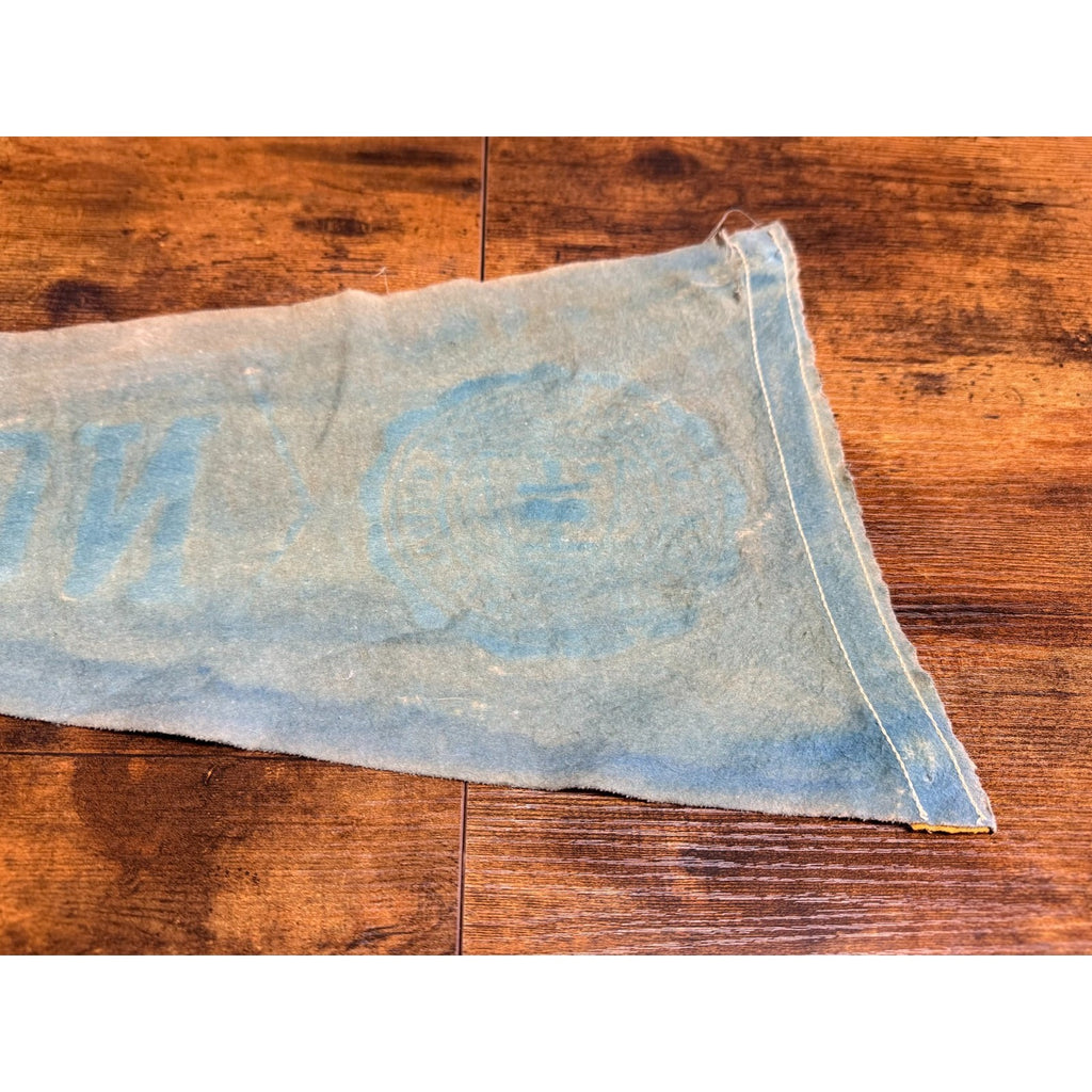 Vintage University of Notre Dame pennant damaged