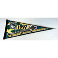 Vintage 1997 Florida Marlins National League Champions World Series pennant