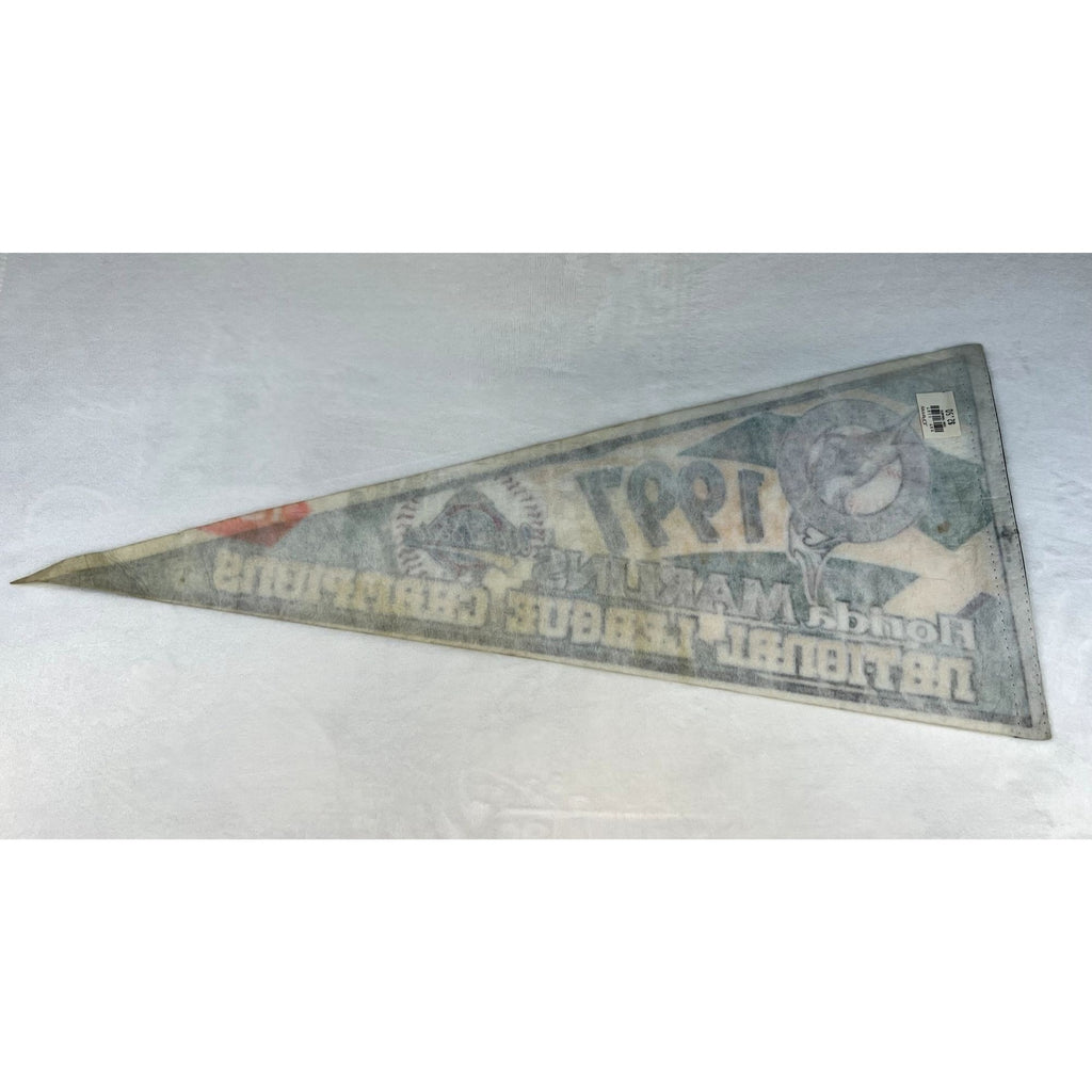 Vintage 1997 Florida Marlins National League Champions World Series pennant