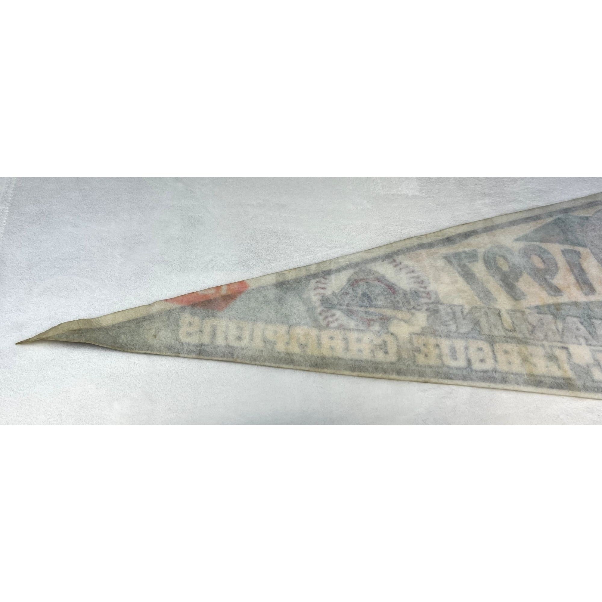 Vintage 1997 Florida Marlins National League Champions World Series pennant