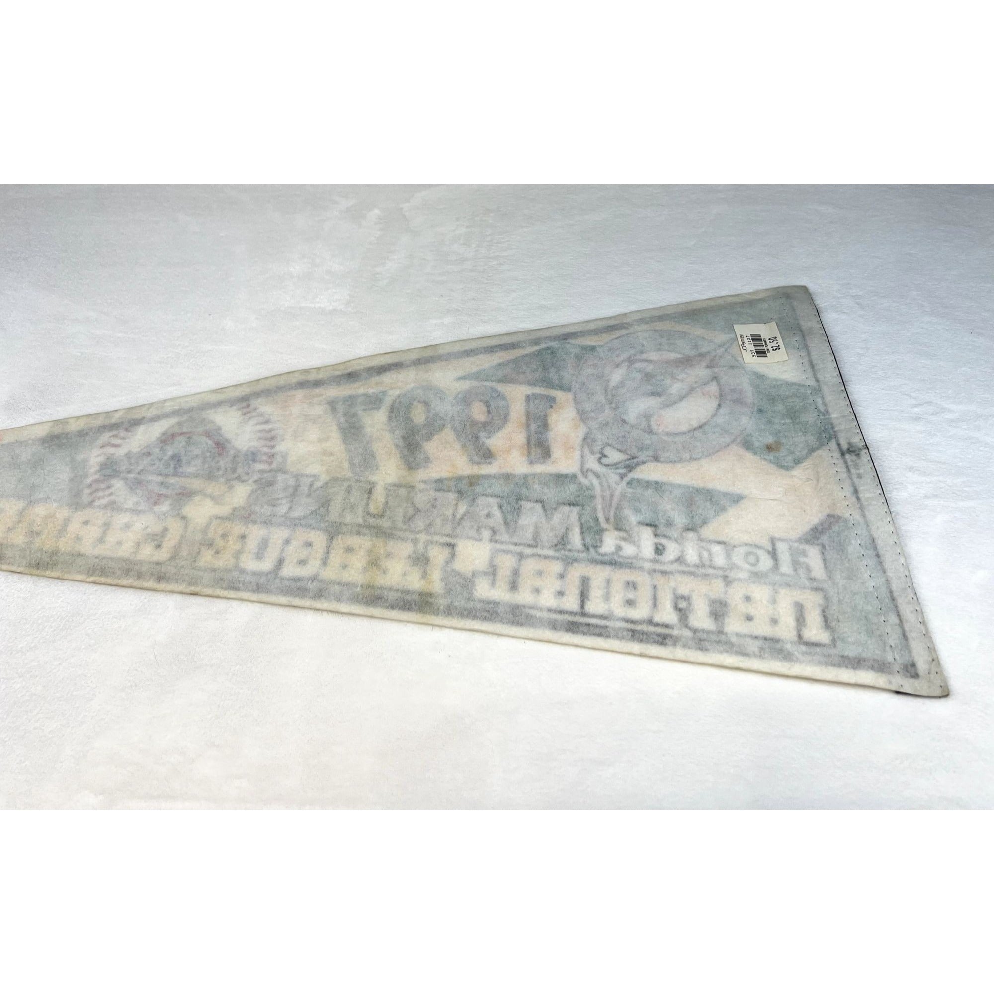Vintage 1997 Florida Marlins National League Champions World Series pennant