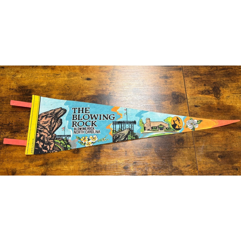 Vintage The Blowing Rock, North Carolina pennant