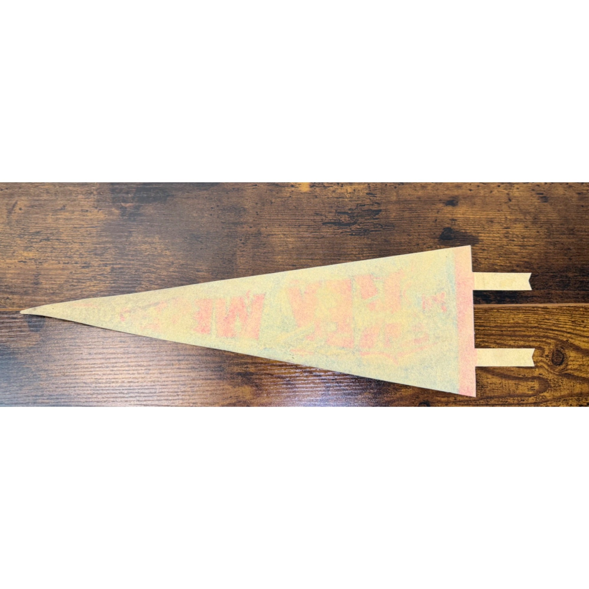 Vintage Key West Florida Souvenir Felt Pennant With Bright Graphics
