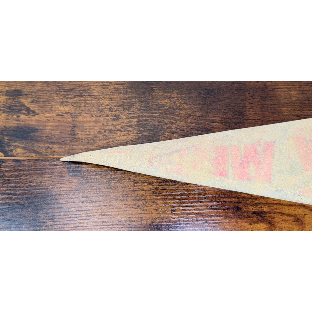 Vintage Key West Florida Souvenir Felt Pennant With Bright Graphics