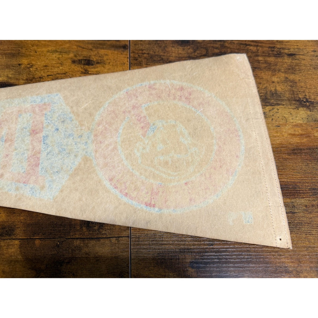 Vintage MLB Cleveland Indians pennant aged