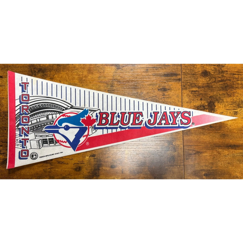 Vintage MLB Toronto Blue Jays 1994 Trench Pennant